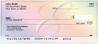Rainbow Art Monogram - E Personal Checks