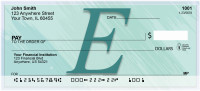 Restoration Monograms - E Personal Checks | QBL-38