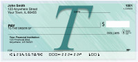 Restoration Monograms - T Personal Checks | QBL-53