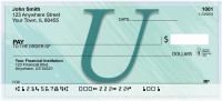 Restoration Monograms - U Personal Checks | QBL-54