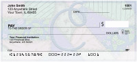 Shabby Chic Monograms - C Personal Checks | QBL-62