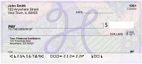 Shabby Chic Monograms - H Personal Checks | QBL-67