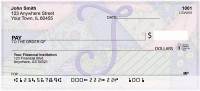 Shabby Chic Monograms - J Personal Checks | QBL-69