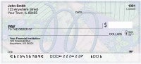 Shabby Chic Monograms - M Personal Checks | QBL-72