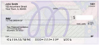 Shabby Chic Monograms - M Personal Checks | QBL-72