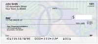 Shabby Chic Monograms - P Personal Checks | QBL-75