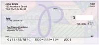 Shabby Chic Monograms - P Personal Checks | QBL-75