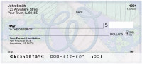 Shabby Chic Monograms - W Personal Checks | QBL-82