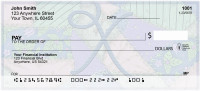 Shabby Chic Monograms - X Personal Checks | QBL-83