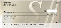 Solid Gold Monograms - S Personal Checks