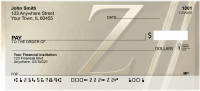 Solid Gold Monograms - Z Personal Checks