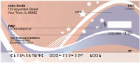Artistic Stars And Stripes Personal Checks | QBM-15