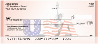 Patriotic USA Personal Checks | QBM-28