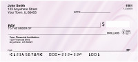 Spinning Pink Personal Checks | QBM-46