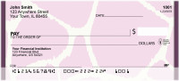 Girly Safari Prints Personal Checks | QBM-52