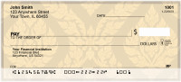Rich Colorful Damask Personal Checks | QBN-18
