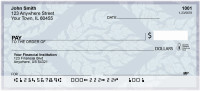 Rich Colorful Damask Personal Checks | QBN-18