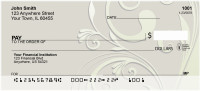 Raised Floral Abstracts Personal Checks | QBN-32