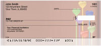 Hearts On Many Colors Personal Checks | QBN-52