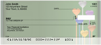 Hearts On Many Colors Personal Checks | QBN-52