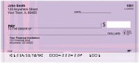 Floral And Stripes Personal Checks | QBO-13