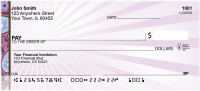 Paisley And Stripes Personal Checks | QBO-17
