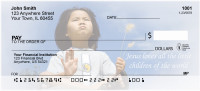 Jesus Loves The Little Children Personal Checks | QBO-90