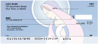 Mary And Baby Jesus Personal Checks | QBO-91
