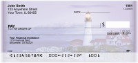 Lighthouses At Dusk Personal Checks | QBP-43