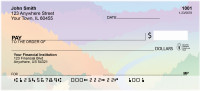 Colorful Mountain Magic Personal Checks | QBP-45
