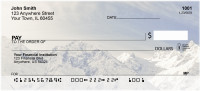 Snow Covered Mountain Tops Personal Checks | QBP-52
