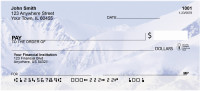 Snowy Mountain Tops Personal Checks | QBP-53
