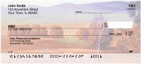 Fall Landscape Painting Personal Checks | QBP-65