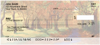 Fall Landscape Painting Personal Checks | QBP-65