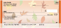 Leaves Blowing In The Wind Personal Checks | QBP-71