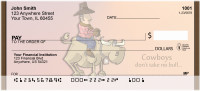 Bull Riding Tough Personal Checks | QBQ-43