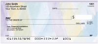Abstraction In Watercolor Personal Checks | QBR-02