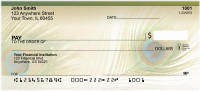 Dreamy Peacock Feathers  Personal Checks | QBR-09