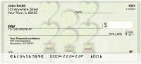 Green Topiary Treasures Personal Checks | QBR-17