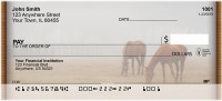 Horses On High Plains Personal Checks | QBR-18