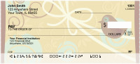 Birds And Swirls Personal Checks | QBR-32