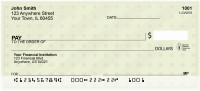 Classic Dotted Stripes Personal Checks | QBR-37