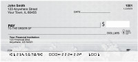 Classic Vintage Florish Personal Checks | QBR-40