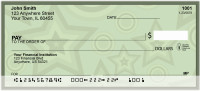 Geometric Diamonds and Stars Personal Checks | QBR-58