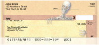 Girly Skull Fun Personal Checks | QBR-59