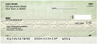 Lace And Dried Grasses Personal Checks | QBR-66