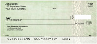 Lace And Dried Grasses Personal Checks | QBR-66