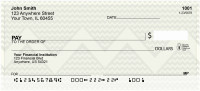 Modern Chevrons Personal Checks | QBR-71