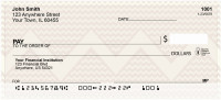 Modern Chevrons Personal Checks | QBR-71