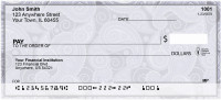 Paisley Blue Personal Checks | QBR-76